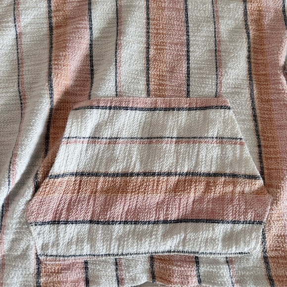 Ocean Drive Baja Stripped Beach Pullover Hoodie Oversized Size S - Picture 6 of 10